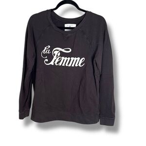 Sol Angeles x Anthropologie La Femme Sweatshirt Size Small